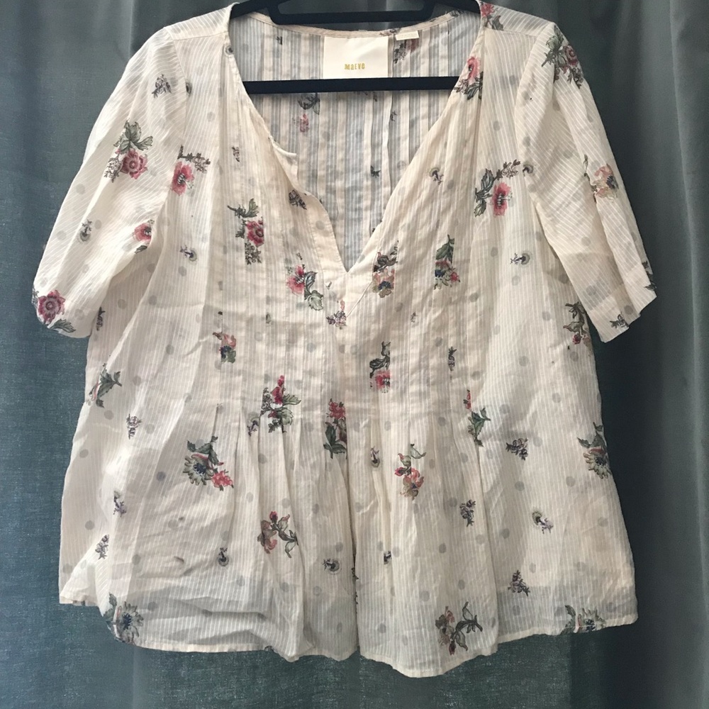 Anthropologie floral top